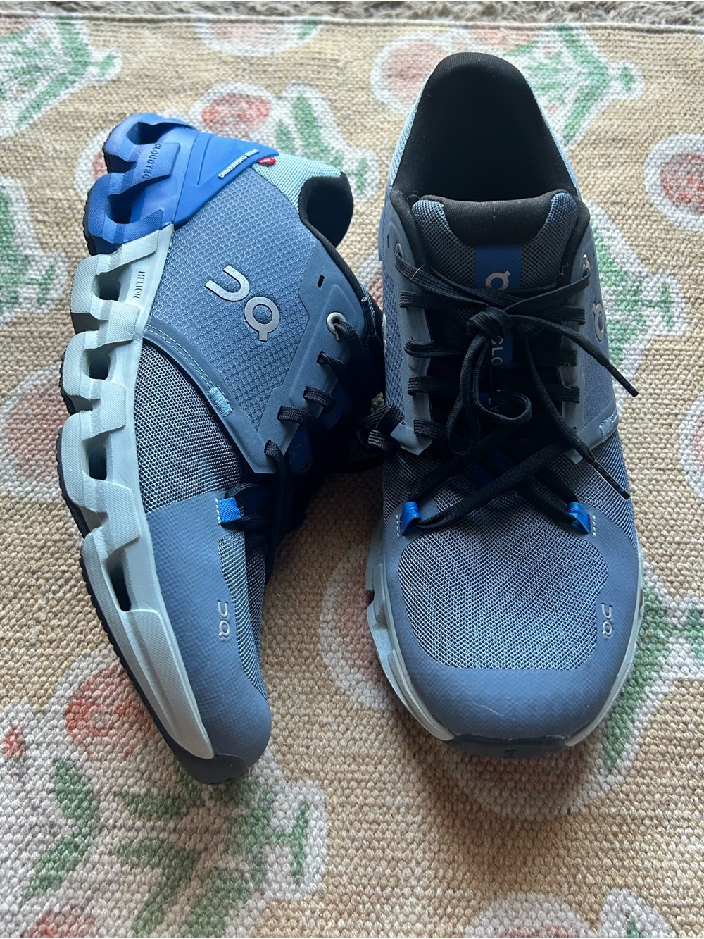 On Running Cloudflyer Sneakers in Black and Blue